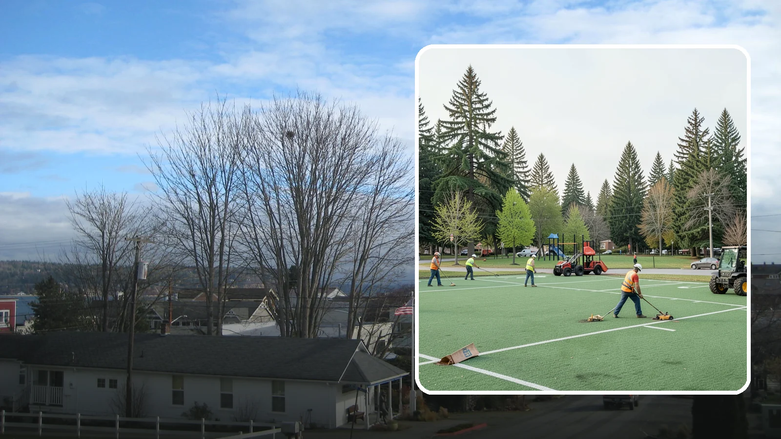 Football Field Maintenance in Langley, Island County, WA - Durable turf care for public football fields that sustains safe footing and coverage through contact play.