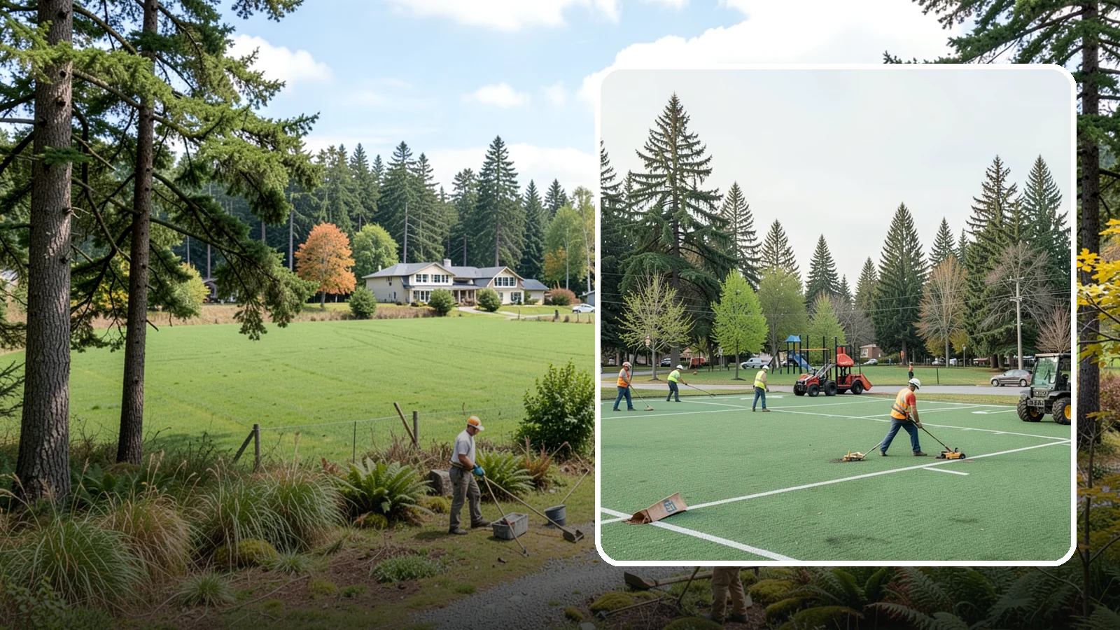 Football Field Maintenance in Lyman, Skagit County, WA - Durable turf care for public football fields that sustains safe footing and coverage through contact play.
