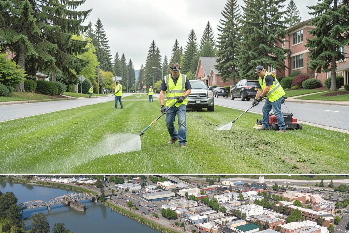 Football Field Maintenance in Mount Vernon, Skagit County, WA - Peak maintenance aligns with the fall competition season, with renovation and seeding in spring and early summer.