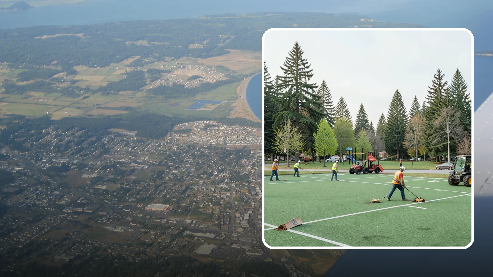 Football Field Maintenance in Oak Harbor, Island County, WA - Durable turf care for public football fields that sustains safe footing and coverage through contact play.
