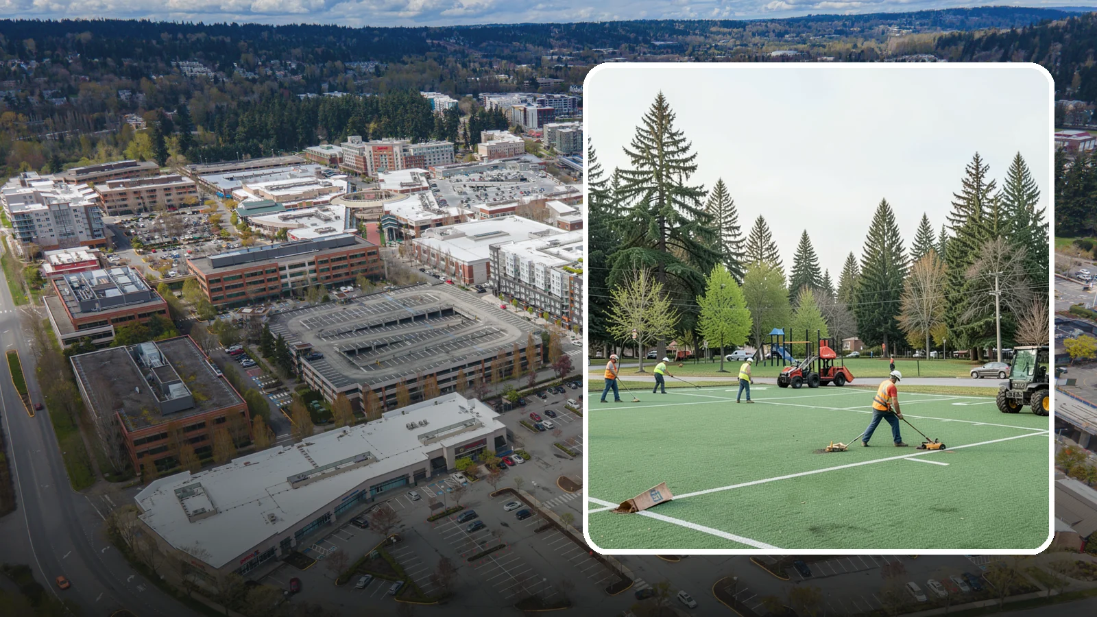 Football Field Maintenance in Redmond, King County, WA - Durable turf care for public football fields that sustains safe footing and coverage through contact play.