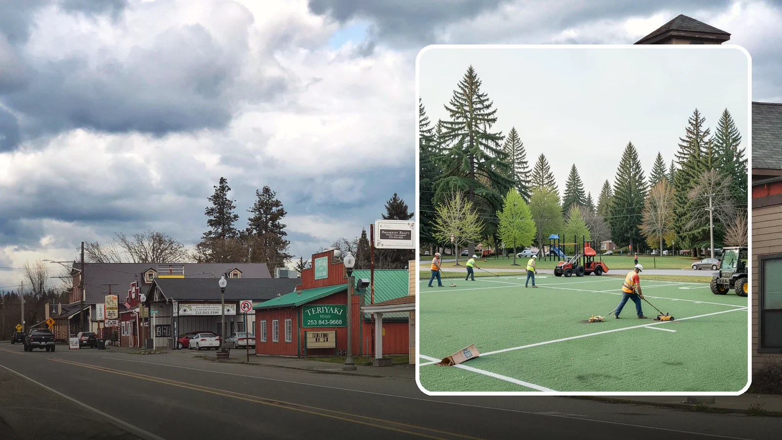 Football Field Maintenance in Roy, Pierce County, WA - Durable turf care for public football fields that sustains safe footing and coverage through contact play.