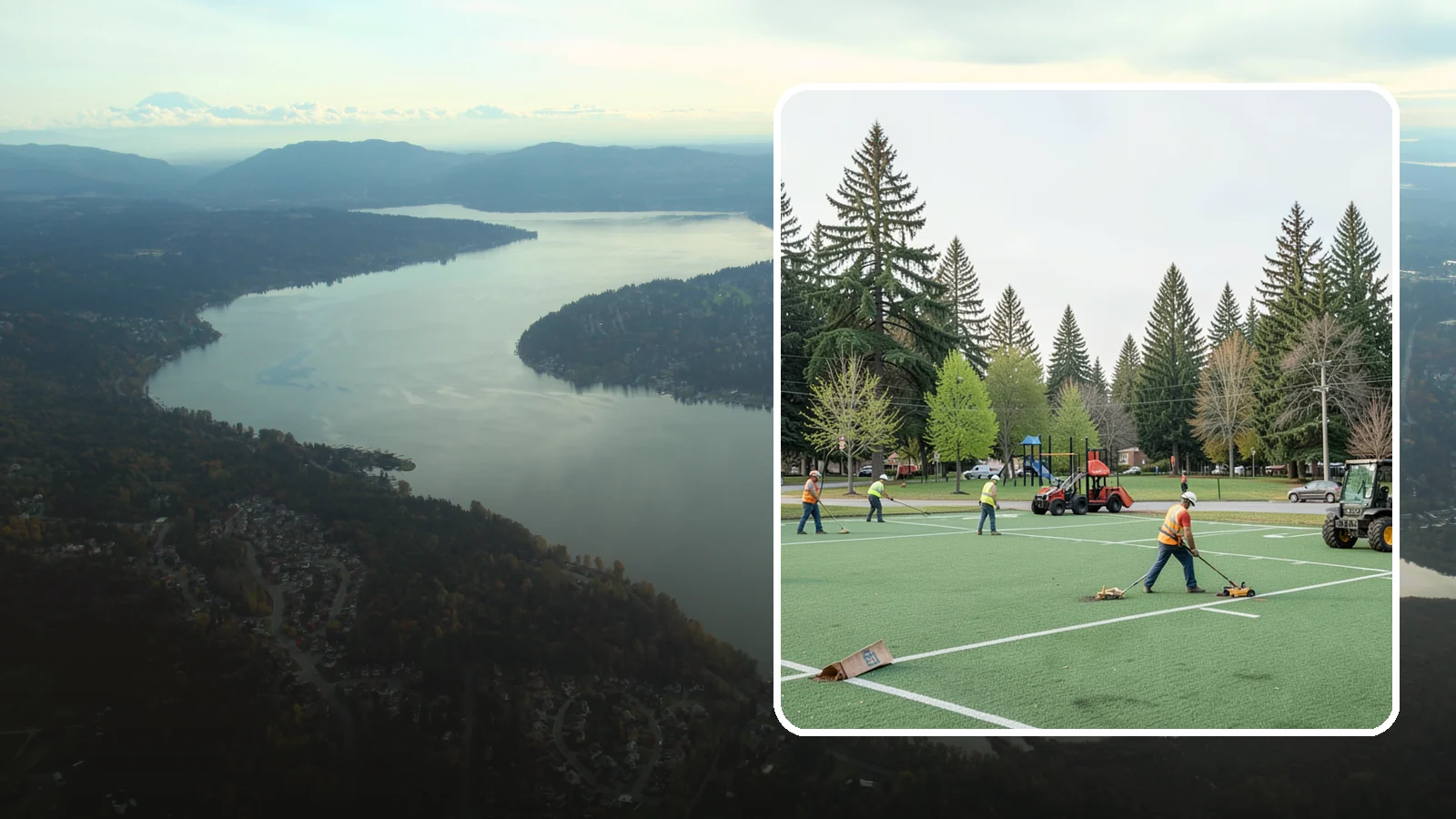 Football Field Maintenance in Sammamish, King County, WA - Durable turf care for public football fields that sustains safe footing and coverage through contact play.