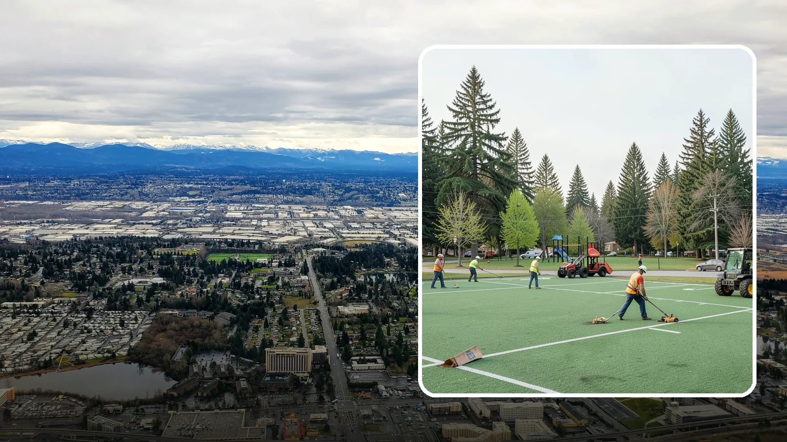 Football Field Maintenance in SeaTac, King County, WA - Durable turf care for public football fields that sustains safe footing and coverage through contact play.