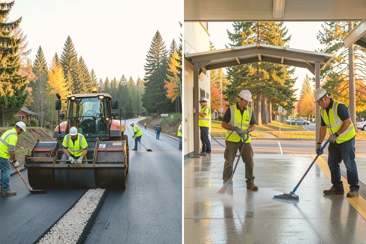 French Drain Installation in Bellevue, King County, WA - Investigate the saturation source and design drain alignment and slope