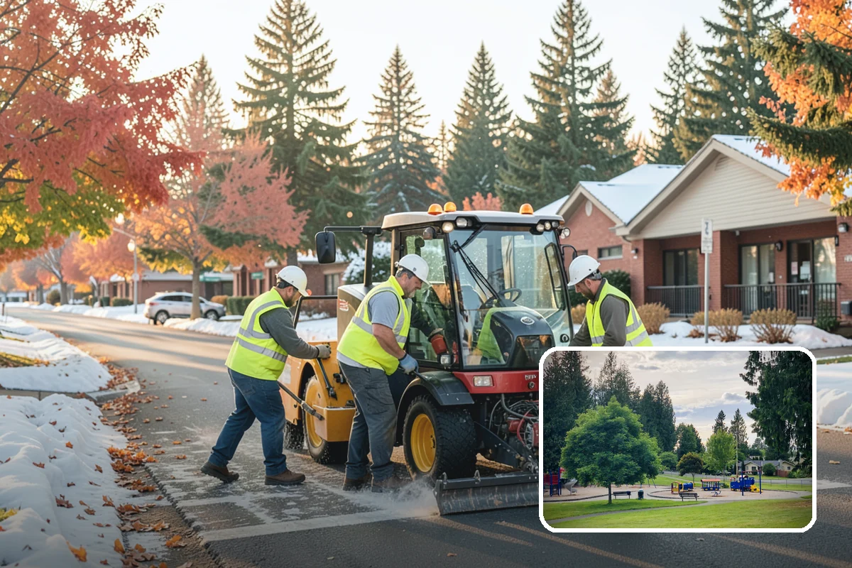 French Drain Installation in Bonney Lake, Pierce County, WA - Intercepts groundwater before it damages structures or facilities