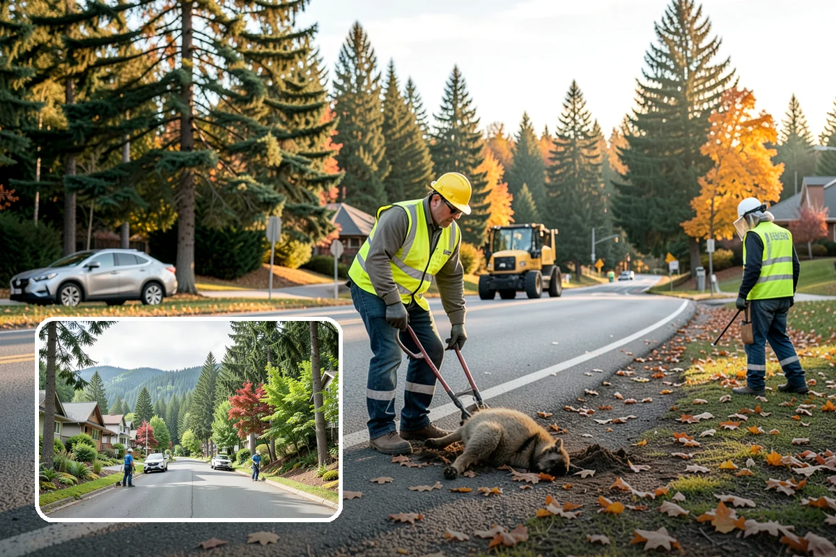 French Drain Installation in Darrington, Snohomish County, WA - Intercepts groundwater before it damages structures or facilities