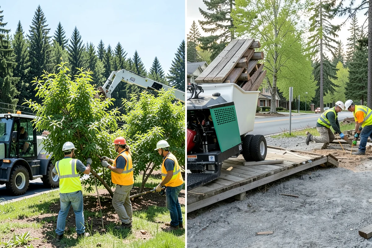 French Drain Installation in DuPont, Pierce County, WA - Investigate the saturation source and design drain alignment and slope