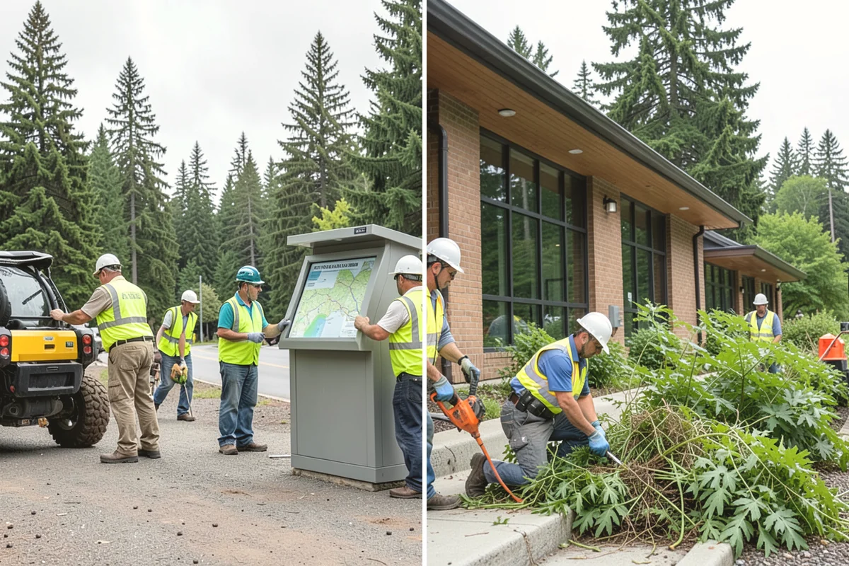 French Drain Installation in Edgewood, Pierce County, WA - Investigate the saturation source and design drain alignment and slope