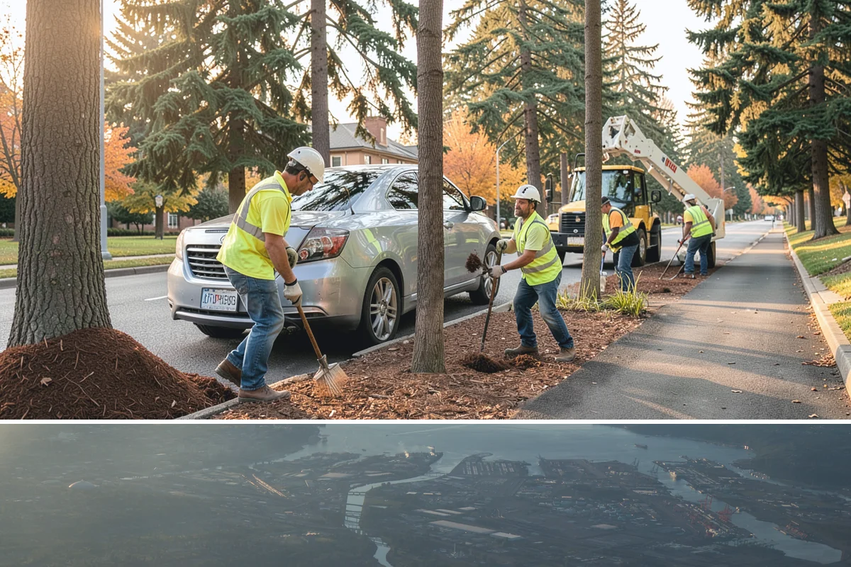 French Drain Installation in Fife, Pierce County, WA - French drains are best installed in the drier summer window when the water table drops, easing excavation and allowing stable...