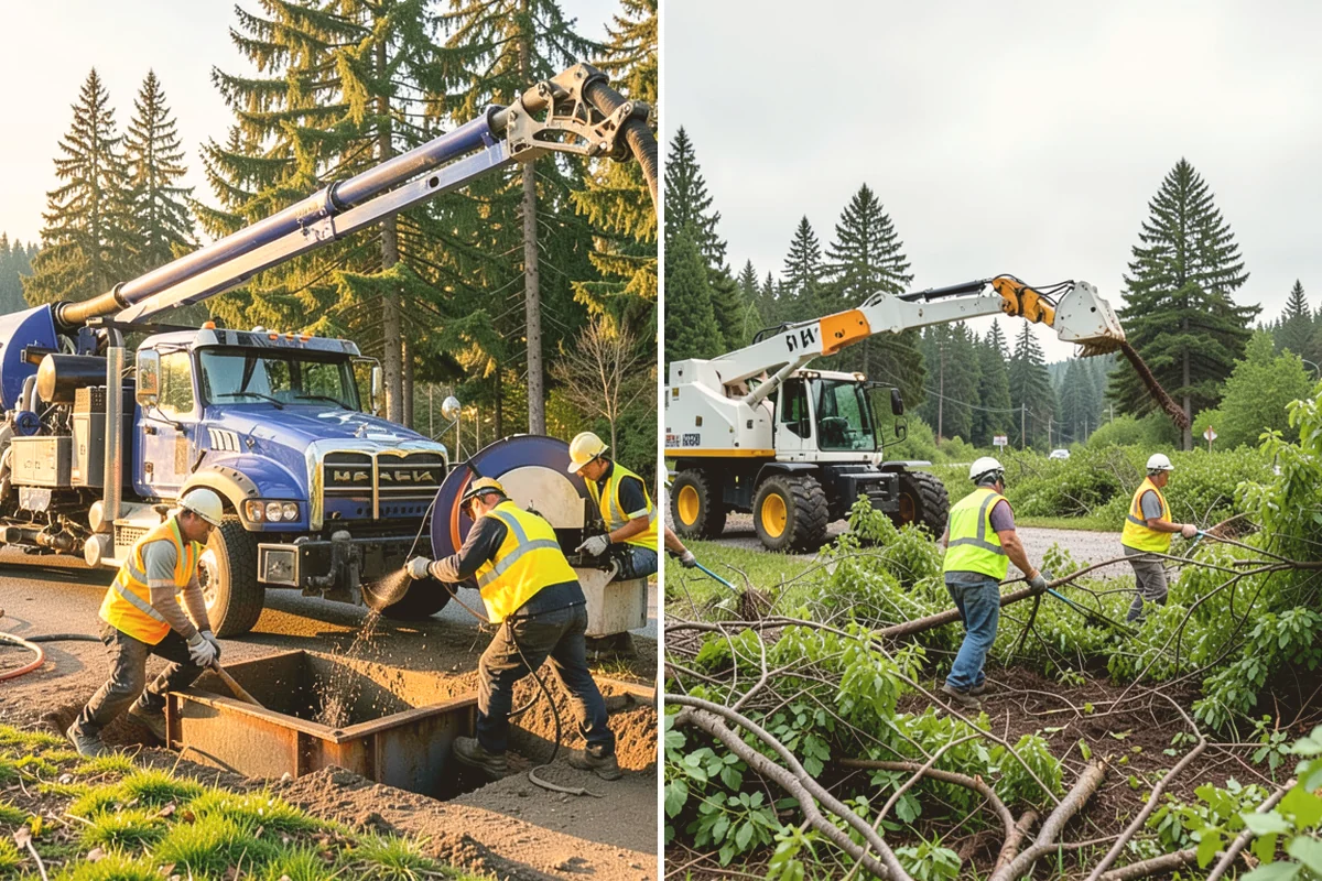 French Drain Installation in Index, Snohomish County, WA - Investigate the saturation source and design drain alignment and slope