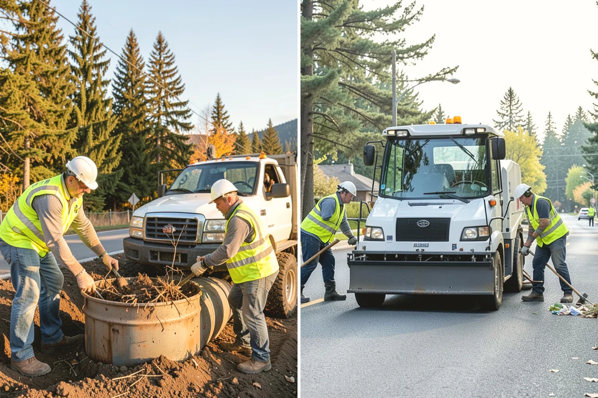 French Drain Installation in Issaquah, King County, WA - Investigate the saturation source and design drain alignment and slope