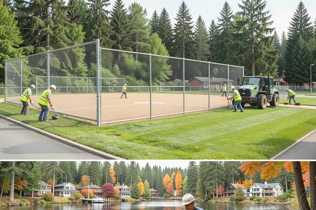 French Drain Installation in La Conner, Skagit County, WA - French drains are best installed in the drier summer window when the water table drops, easing excavation and allowing stable...