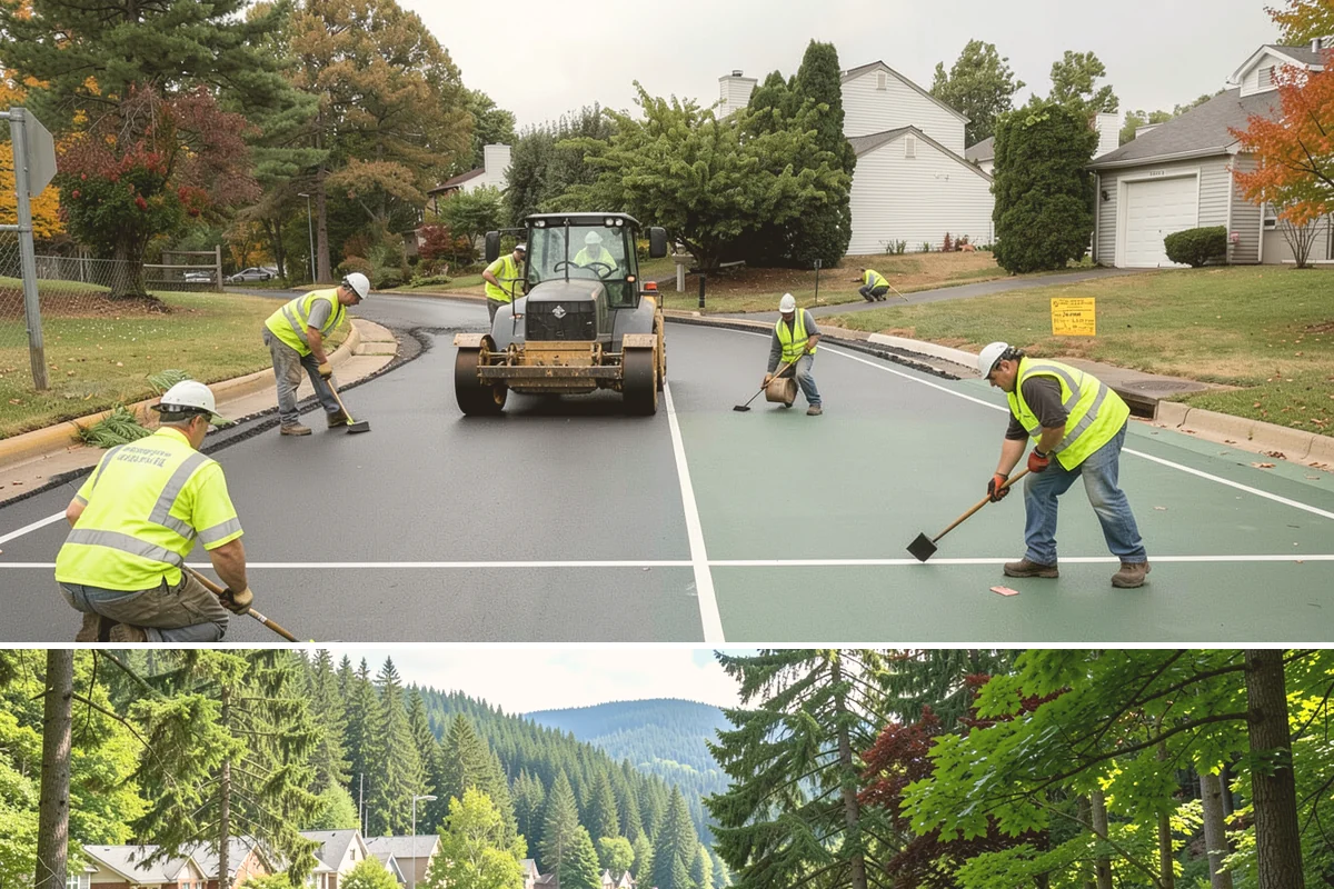 French Drain Installation in Lake Forest Park, King County, WA - French drains are best installed in the drier summer window when the water table drops, easing excavation and allowing stable...