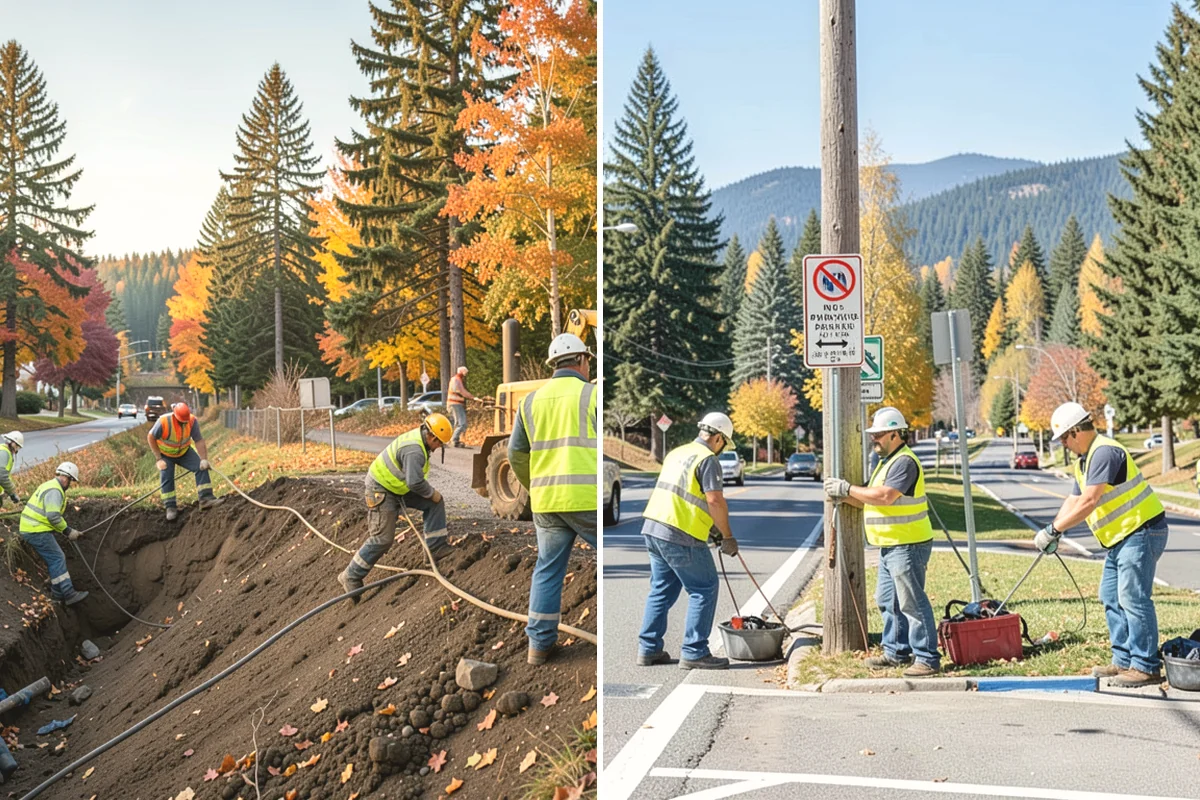 French Drain Installation in Lake Stevens, Snohomish County, WA - Investigate the saturation source and design drain alignment and slope