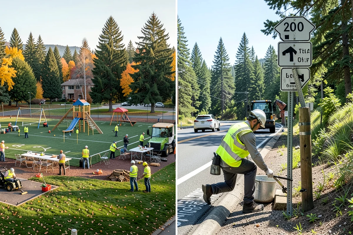 French Drain Installation in Lyman, Skagit County, WA - Investigate the saturation source and design drain alignment and slope