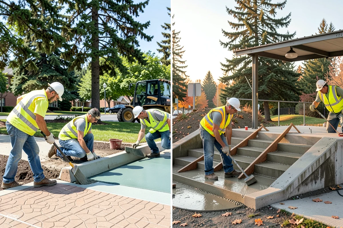 French Drain Installation in Maple Valley, King County, WA - Investigate the saturation source and design drain alignment and slope