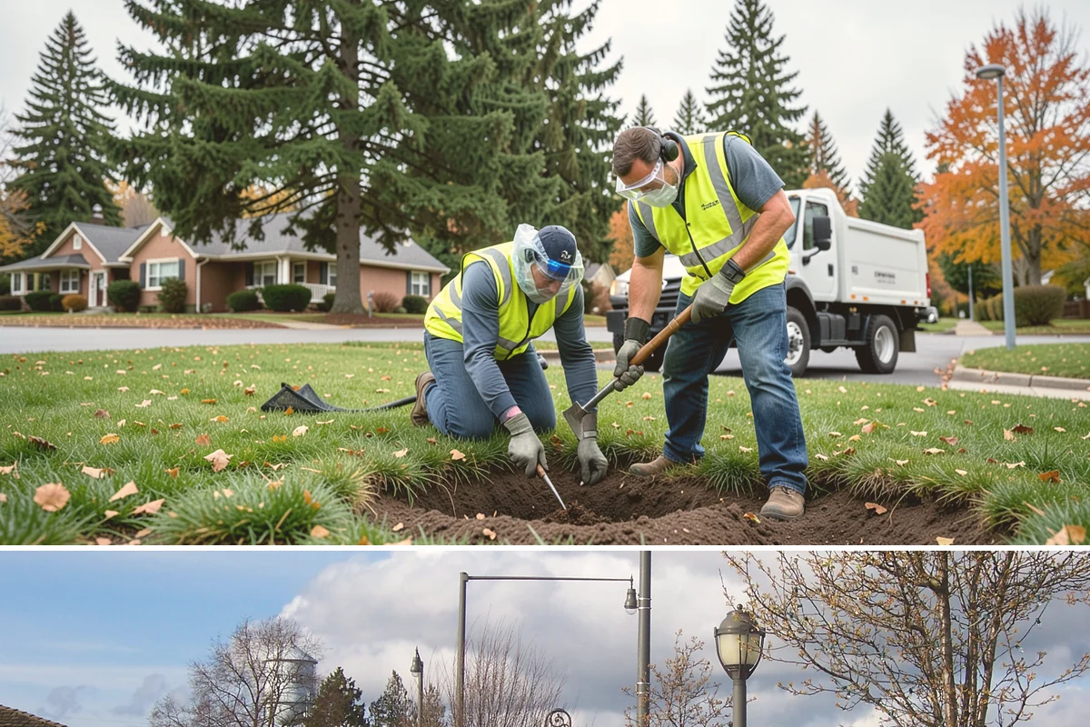 French Drain Installation in Marysville, Snohomish County, WA - French drains are best installed in the drier summer window when the water table drops, easing excavation and allowing stable...