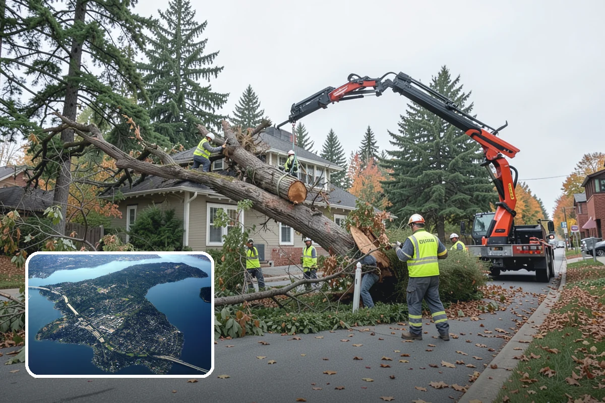 French Drain Installation in Mercer Island, King County, WA - Intercepts groundwater before it damages structures or facilities