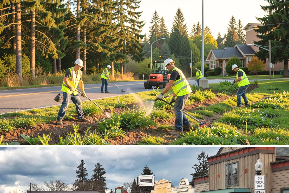 French Drain Installation in Roy, Pierce County, WA - French drains are best installed in the drier summer window when the water table drops, easing excavation and allowing stable...