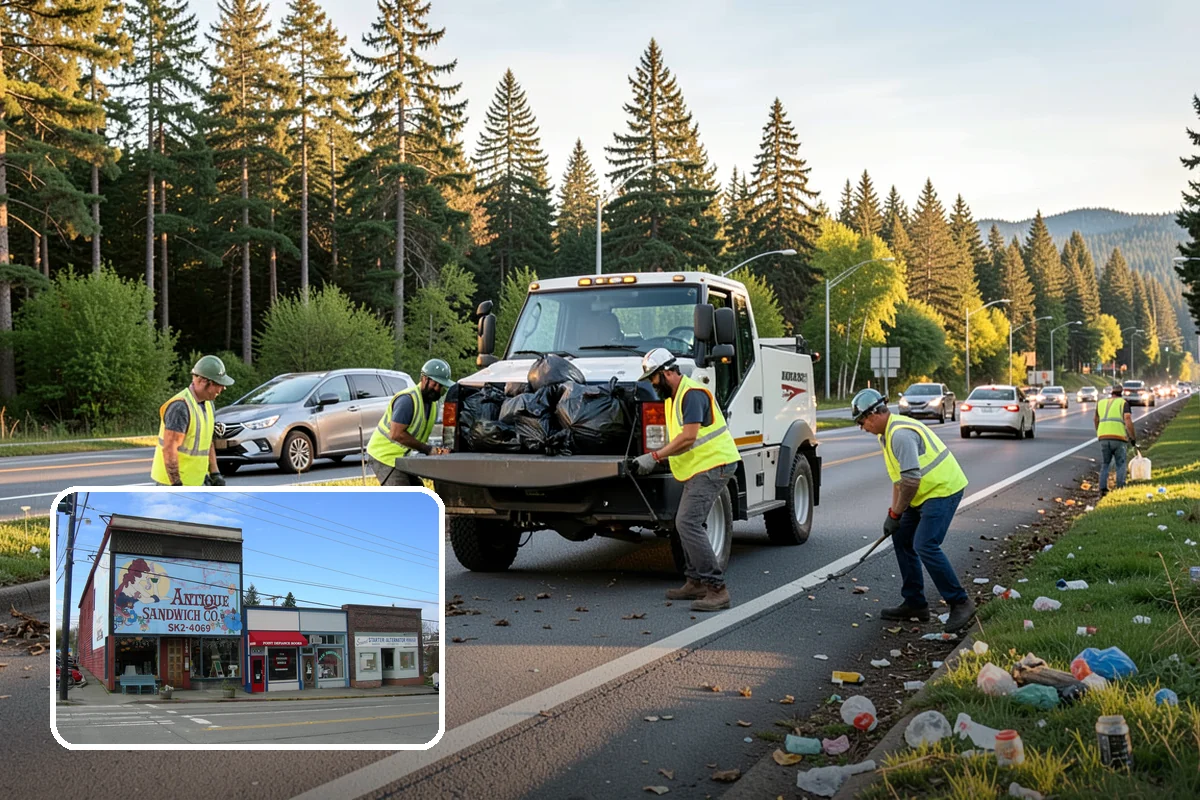 French Drain Installation in Ruston, Pierce County, WA - Intercepts groundwater before it damages structures or facilities