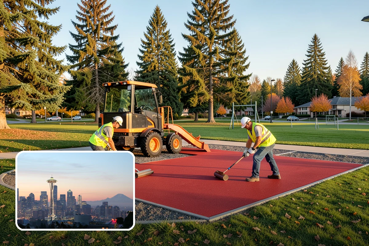 French Drain Installation in Seattle, King County, WA - Intercepts groundwater before it damages structures or facilities