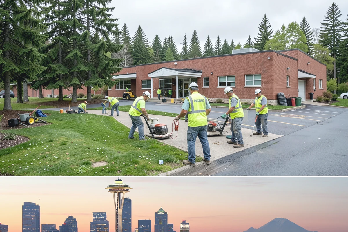 French Drain Installation in Seattle, King County, WA - French drains are best installed in the drier summer window when the water table drops, easing excavation and allowing stable...