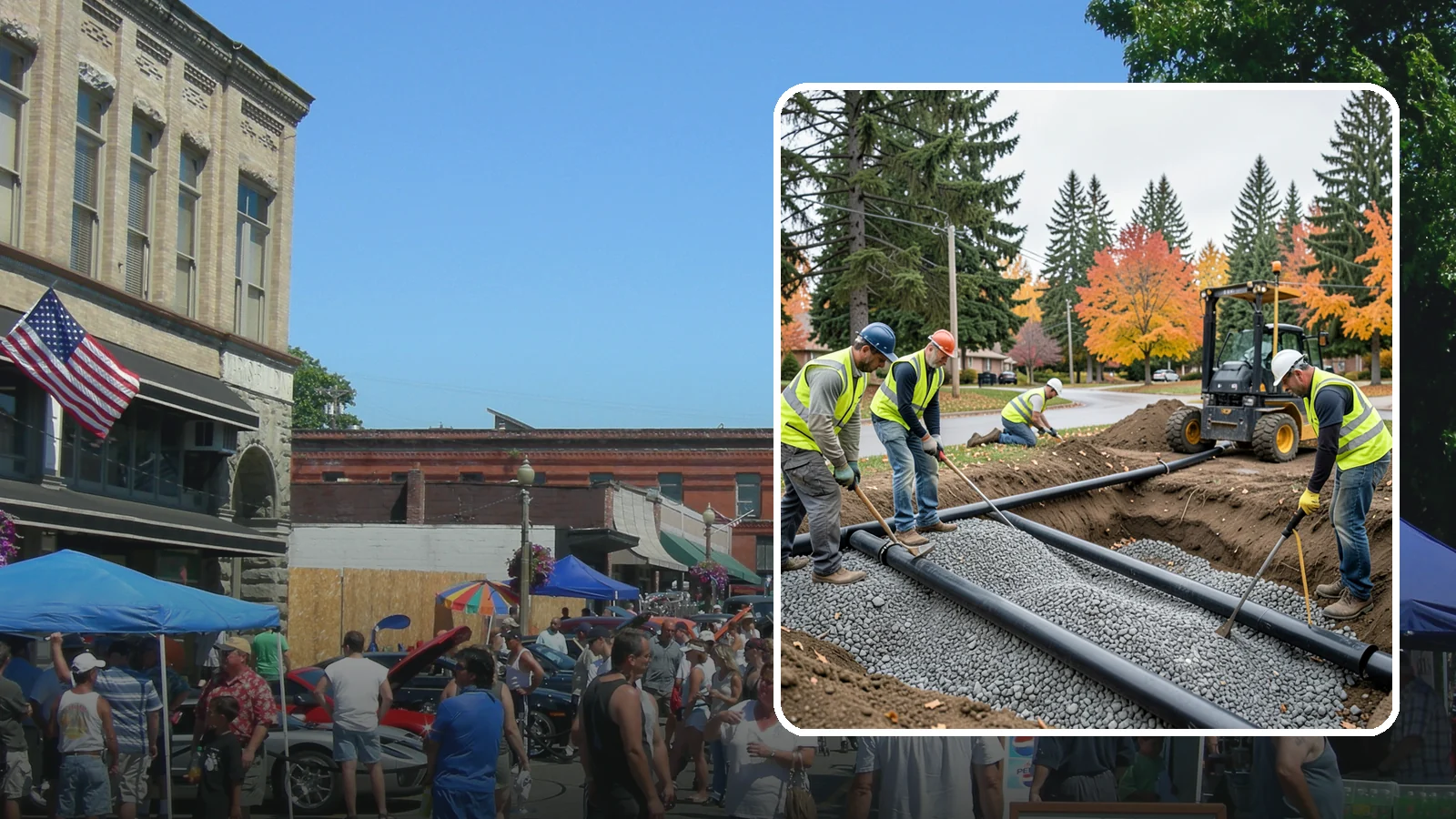 French Drain Installation in Snohomish, Snohomish County, WA - French drain installation that intercepts and redirects subsurface water away from municipal infrastructure and problem areas.