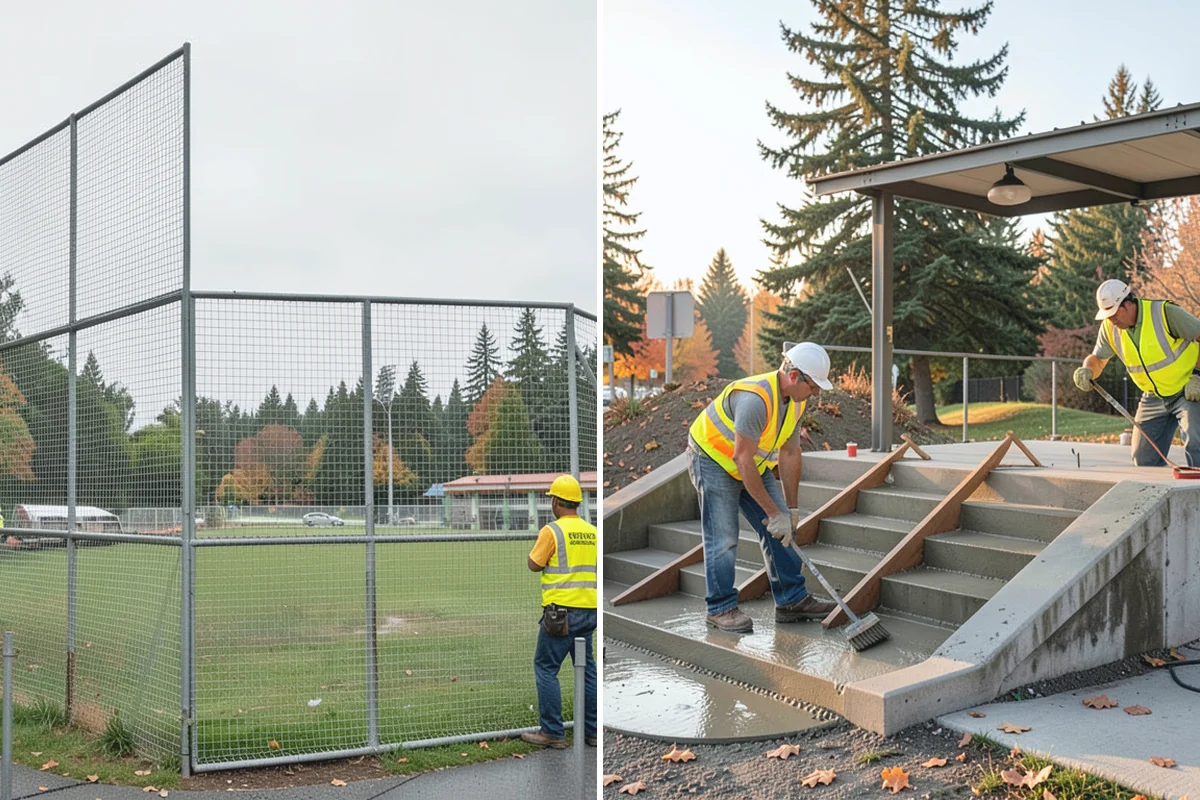 French Drain Installation in South Prairie, Pierce County, WA - Investigate the saturation source and design drain alignment and slope