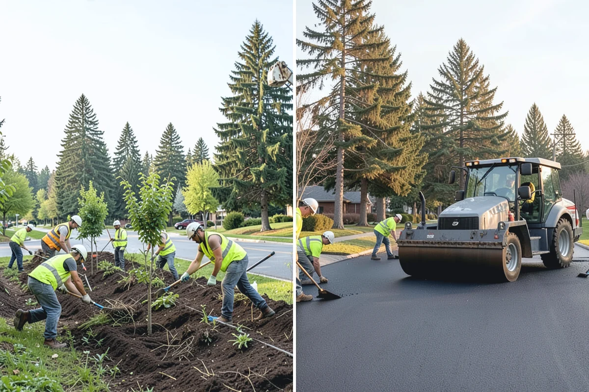 French Drain Installation in Sumner, Pierce County, WA - Investigate the saturation source and design drain alignment and slope