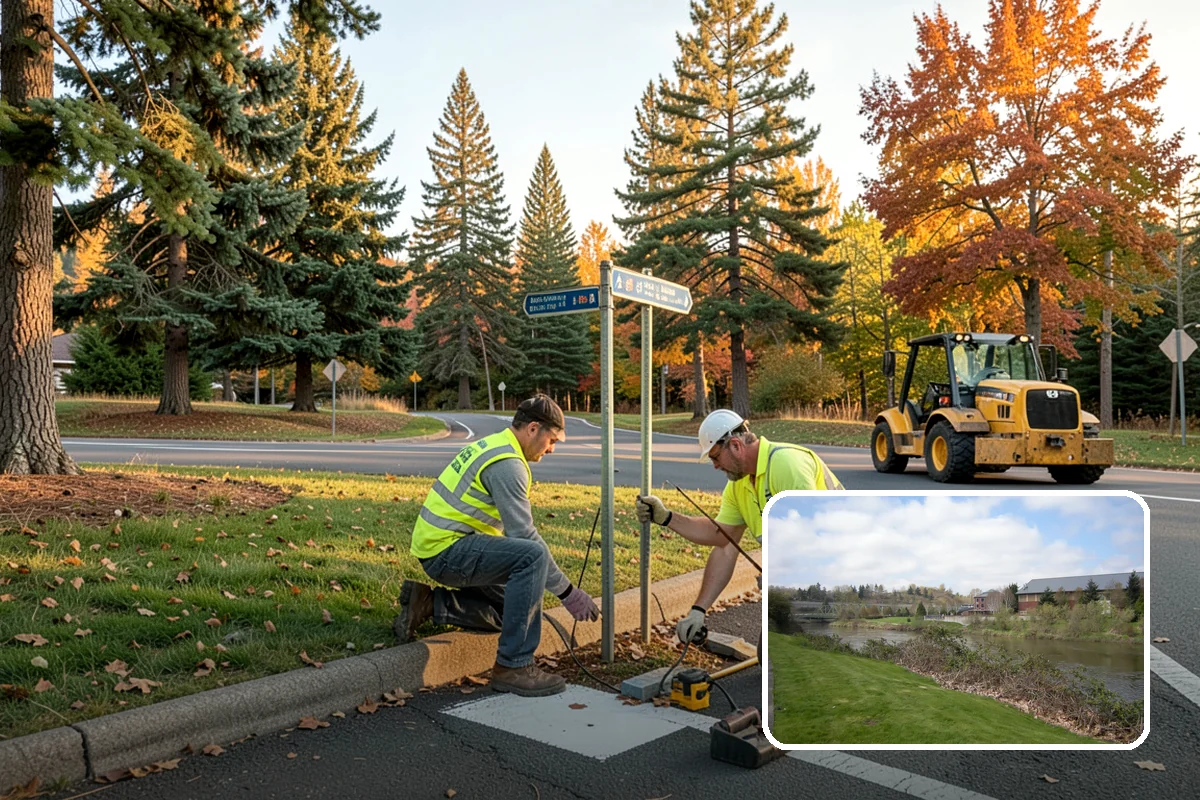 French Drain Installation in Tukwila, King County, WA - Intercepts groundwater before it damages structures or facilities