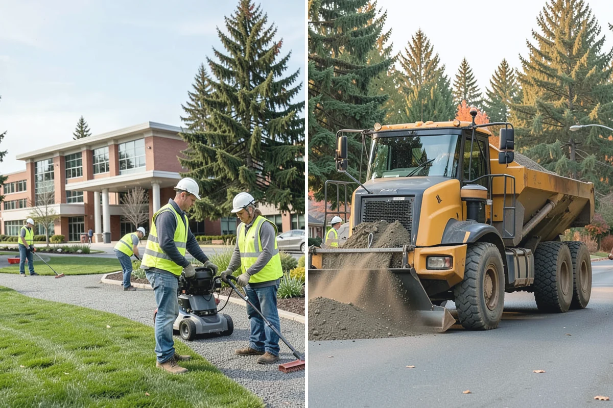 French Drain Installation in Wilkeson, Pierce County, WA - Investigate the saturation source and design drain alignment and slope