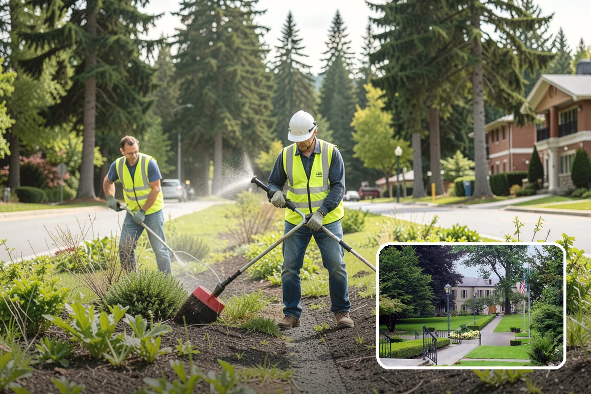 French Drain Installation in Woodinville, King County, WA - Intercepts groundwater before it damages structures or facilities