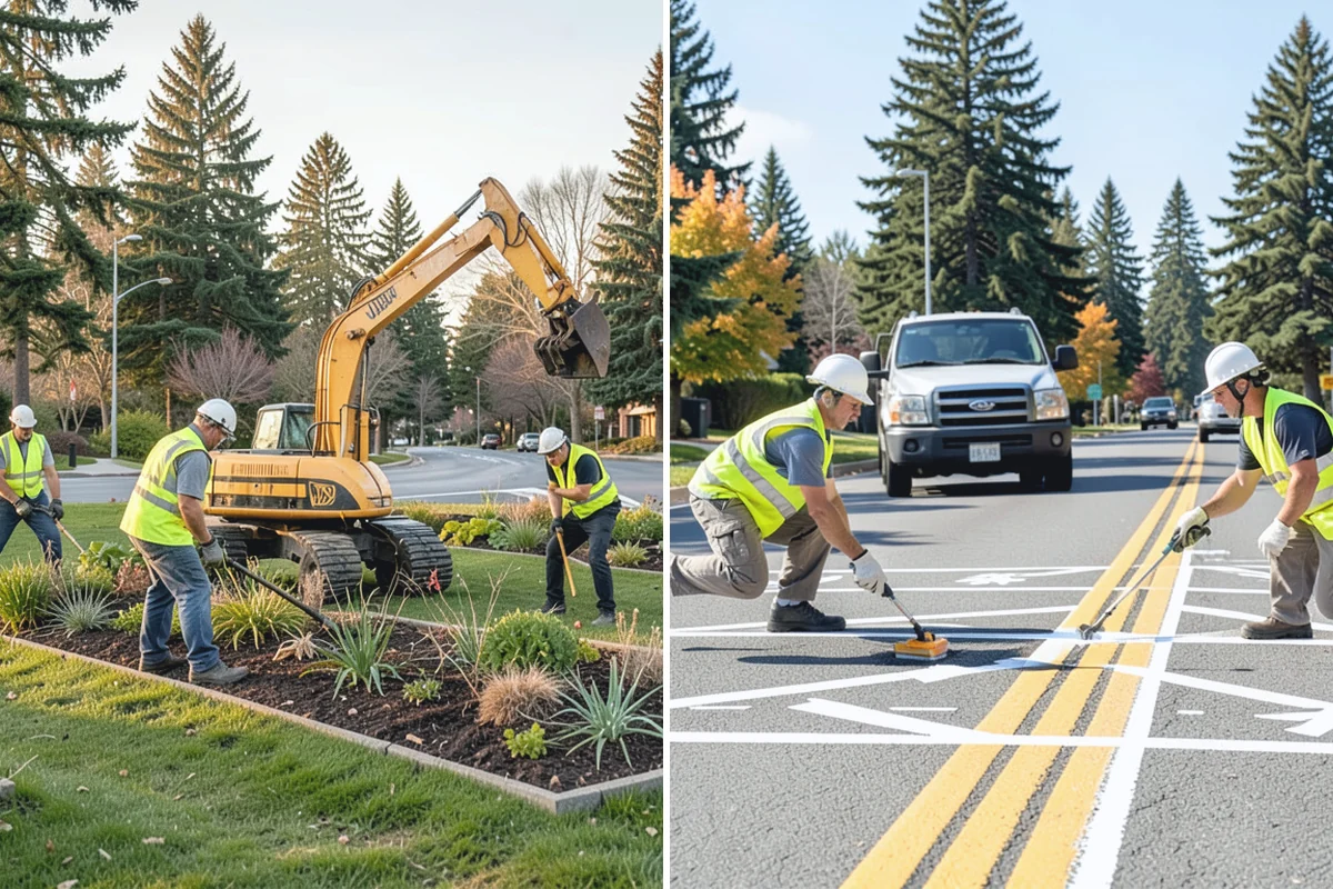 French Drain Installation in Woodinville, King County, WA - Investigate the saturation source and design drain alignment and slope