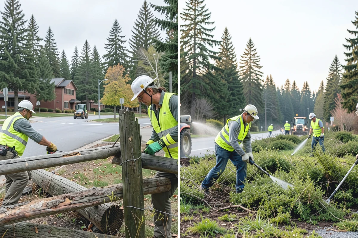 Gate Repairs in Des Moines, King County, WA - Inspect the gate to diagnose the cause of failure