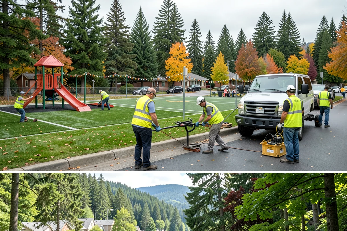 Gate Repairs in Lake Forest Park, King County, WA - Gate repairs are performed year-round, with priority scheduling for security-critical gates whenever failures occur.