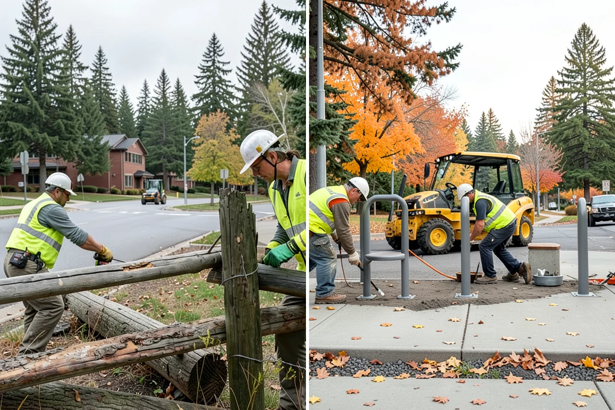 Gate Repairs in Snoqualmie, King County, WA - Inspect the gate to diagnose the cause of failure
