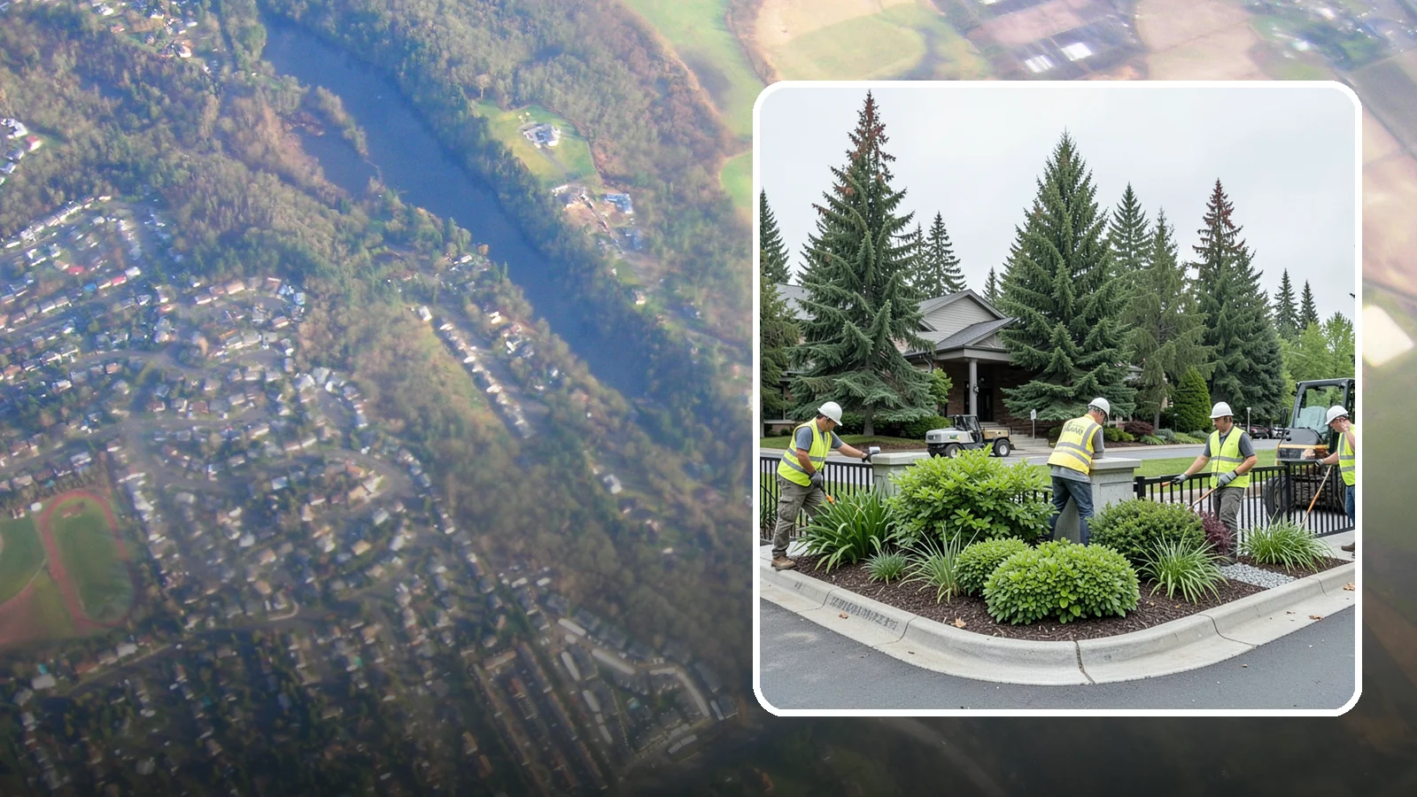 Gateway & Entry Landscaping in Algona, King County, WA - We create and maintain welcoming gateway and entry landscapes at city limits, parks, and civic destinations across Western...