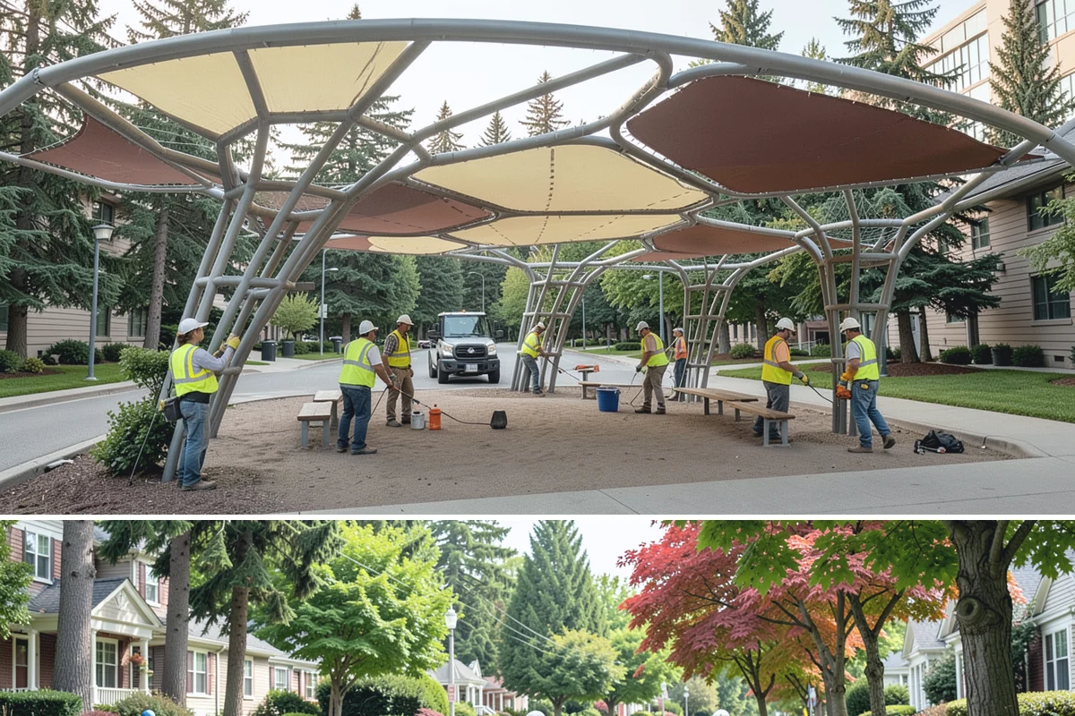 Gateway & Entry Landscaping in Beaux Arts Village, King County, WA - Primary installation occurs in spring and fall, with seasonal color rotations and upkeep keeping entries attractive through every...