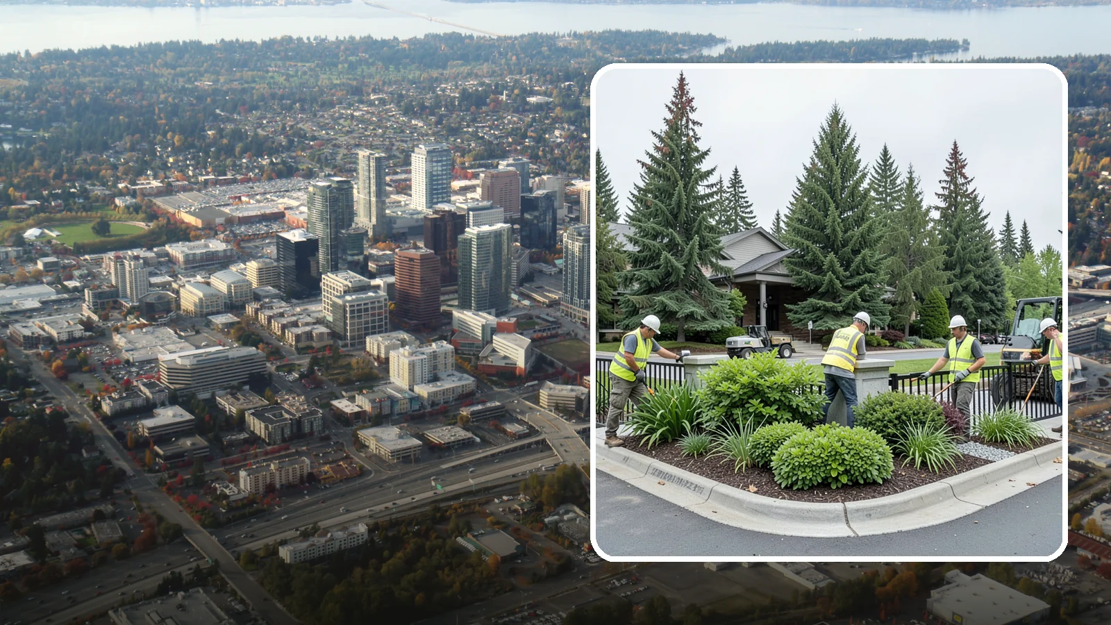 Gateway & Entry Landscaping in Bellevue, King County, WA - We create and maintain welcoming gateway and entry landscapes at city limits, parks, and civic destinations across Western...