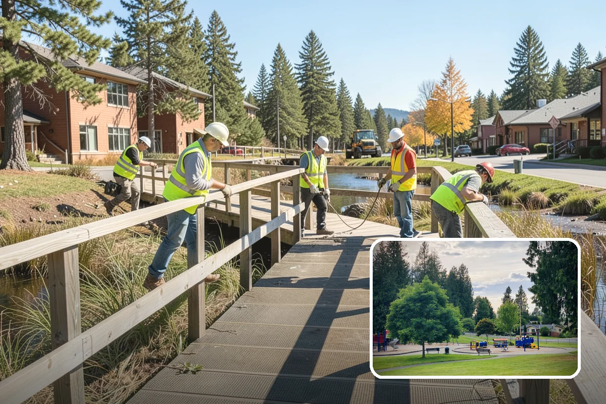 Gateway & Entry Landscaping in Bonney Lake, Pierce County, WA - Designed entries strengthen civic identity and first impressions