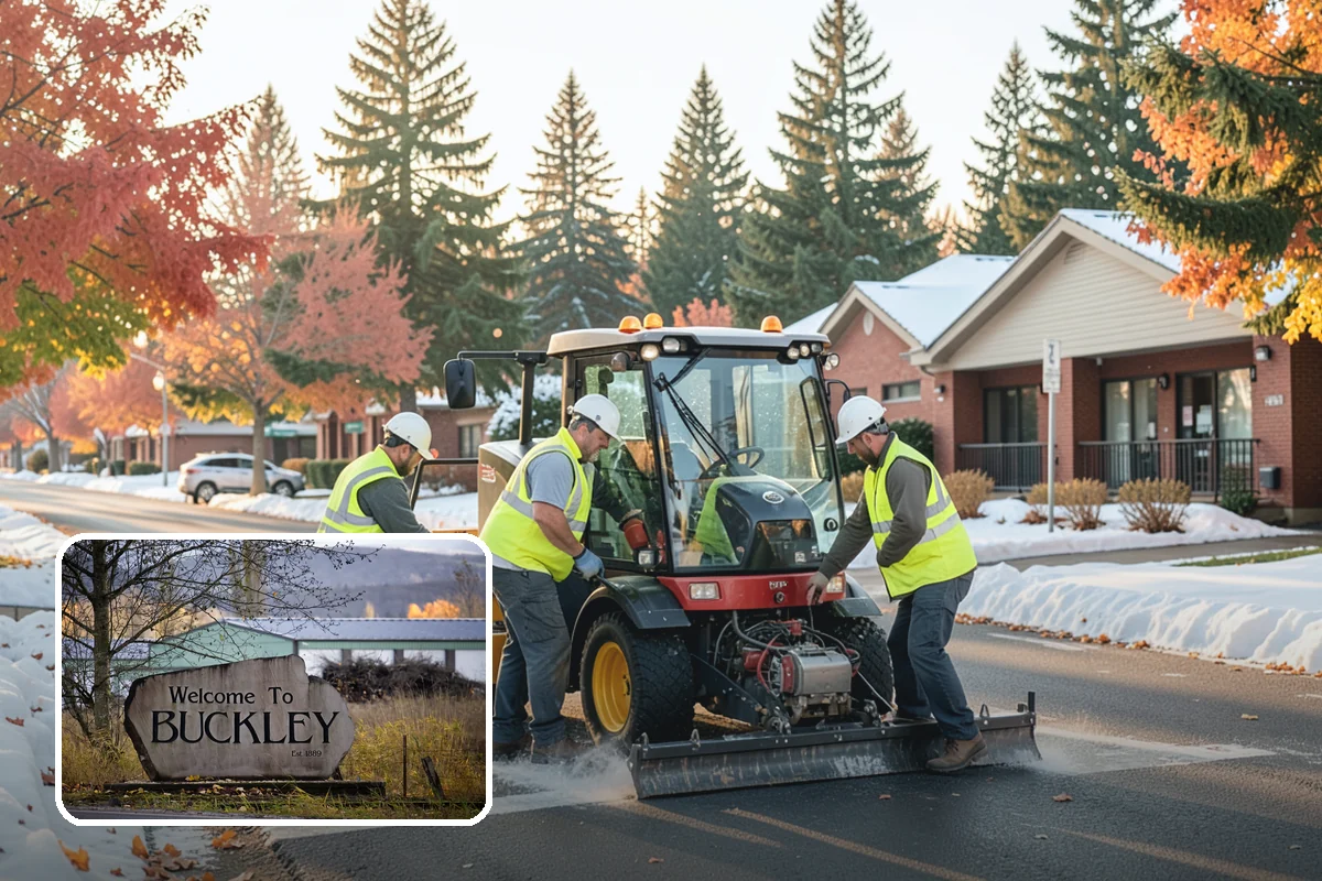 Gateway & Entry Landscaping in Buckley, Pierce County, WA - Designed entries strengthen civic identity and first impressions