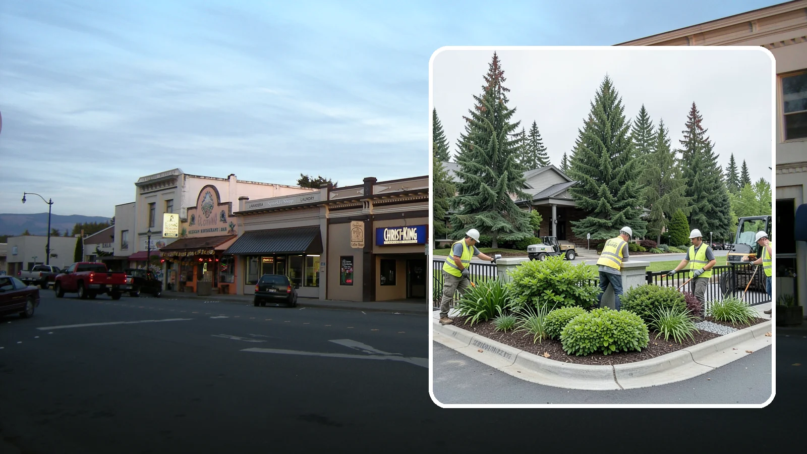 Gateway & Entry Landscaping in Burlington, Skagit County, WA - We create and maintain welcoming gateway and entry landscapes at city limits, parks, and civic destinations across Western...