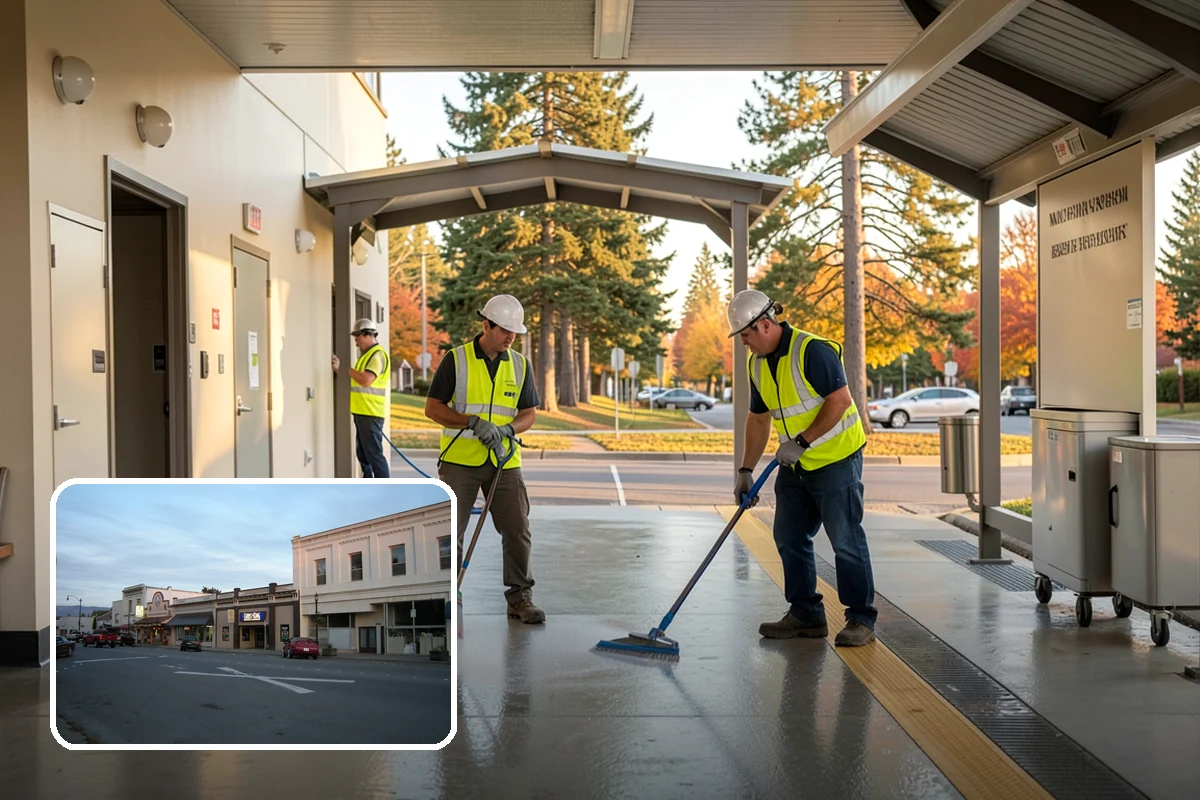 Gateway & Entry Landscaping in Burlington, Skagit County, WA - Designed entries strengthen civic identity and first impressions