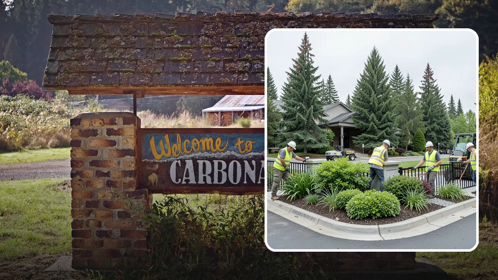 Gateway & Entry Landscaping in Carbonado, Pierce County, WA - We create and maintain welcoming gateway and entry landscapes at city limits, parks, and civic destinations across Western...