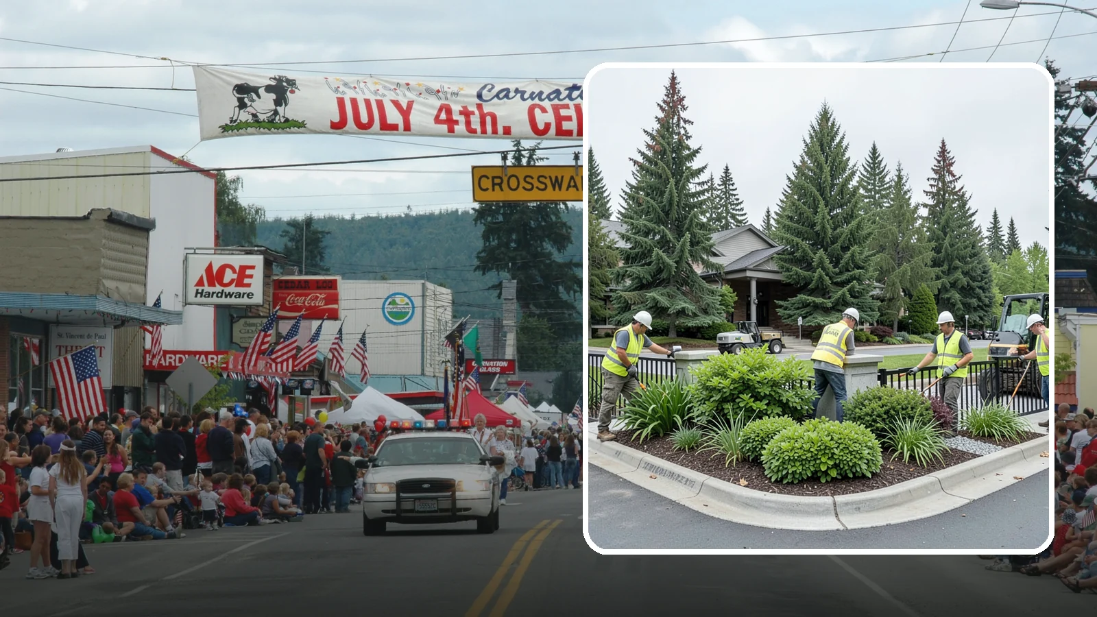 Gateway & Entry Landscaping in Carnation, King County, WA - We create and maintain welcoming gateway and entry landscapes at city limits, parks, and civic destinations across Western...
