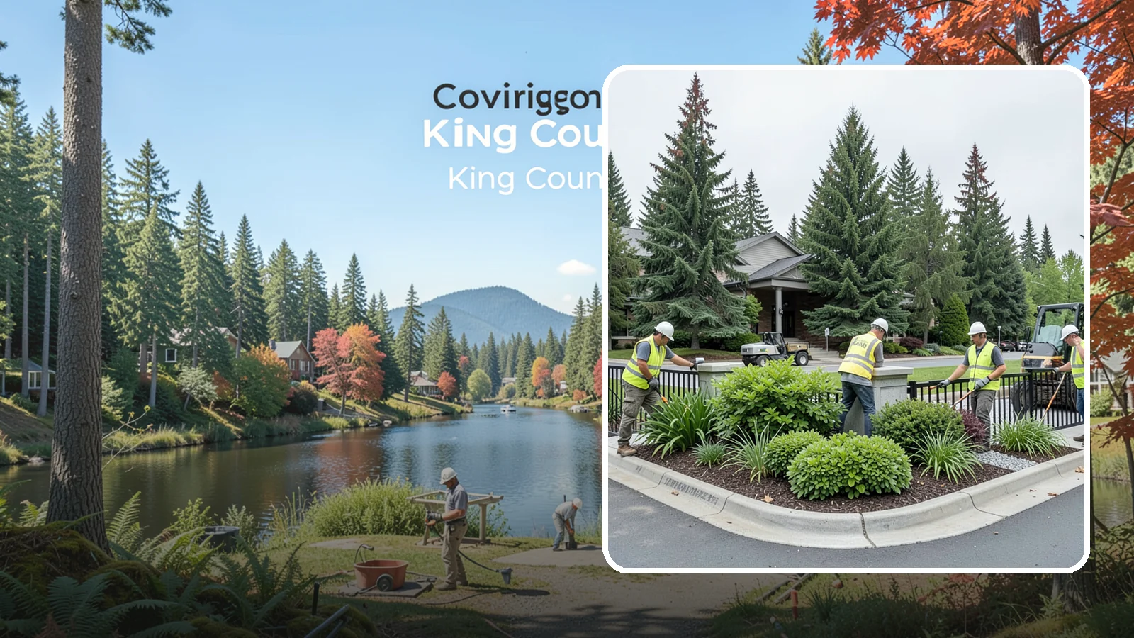 Gateway & Entry Landscaping in Covington, King County, WA - We create and maintain welcoming gateway and entry landscapes at city limits, parks, and civic destinations across Western...