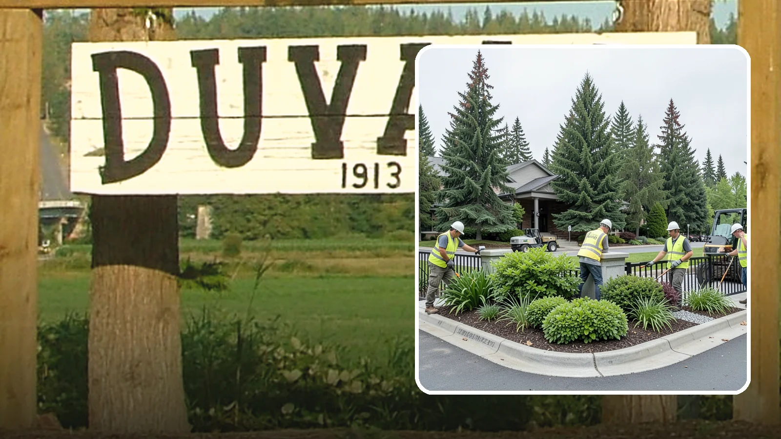 Gateway & Entry Landscaping in Duvall, King County, WA - We create and maintain welcoming gateway and entry landscapes at city limits, parks, and civic destinations across Western...