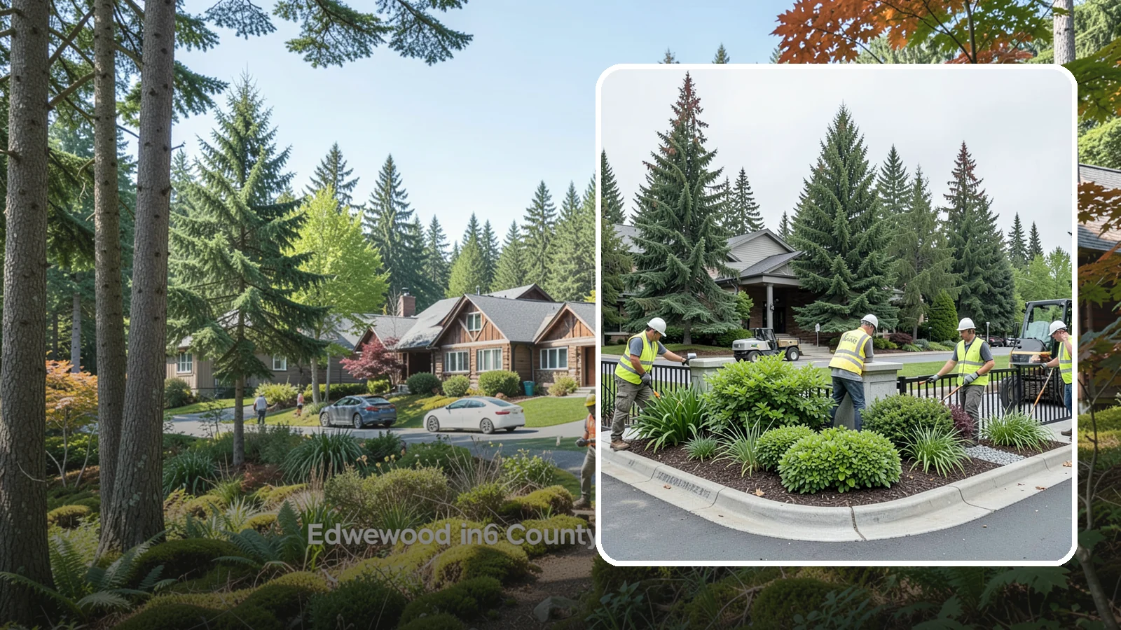 Gateway & Entry Landscaping in Edgewood, Pierce County, WA - We create and maintain welcoming gateway and entry landscapes at city limits, parks, and civic destinations across Western...