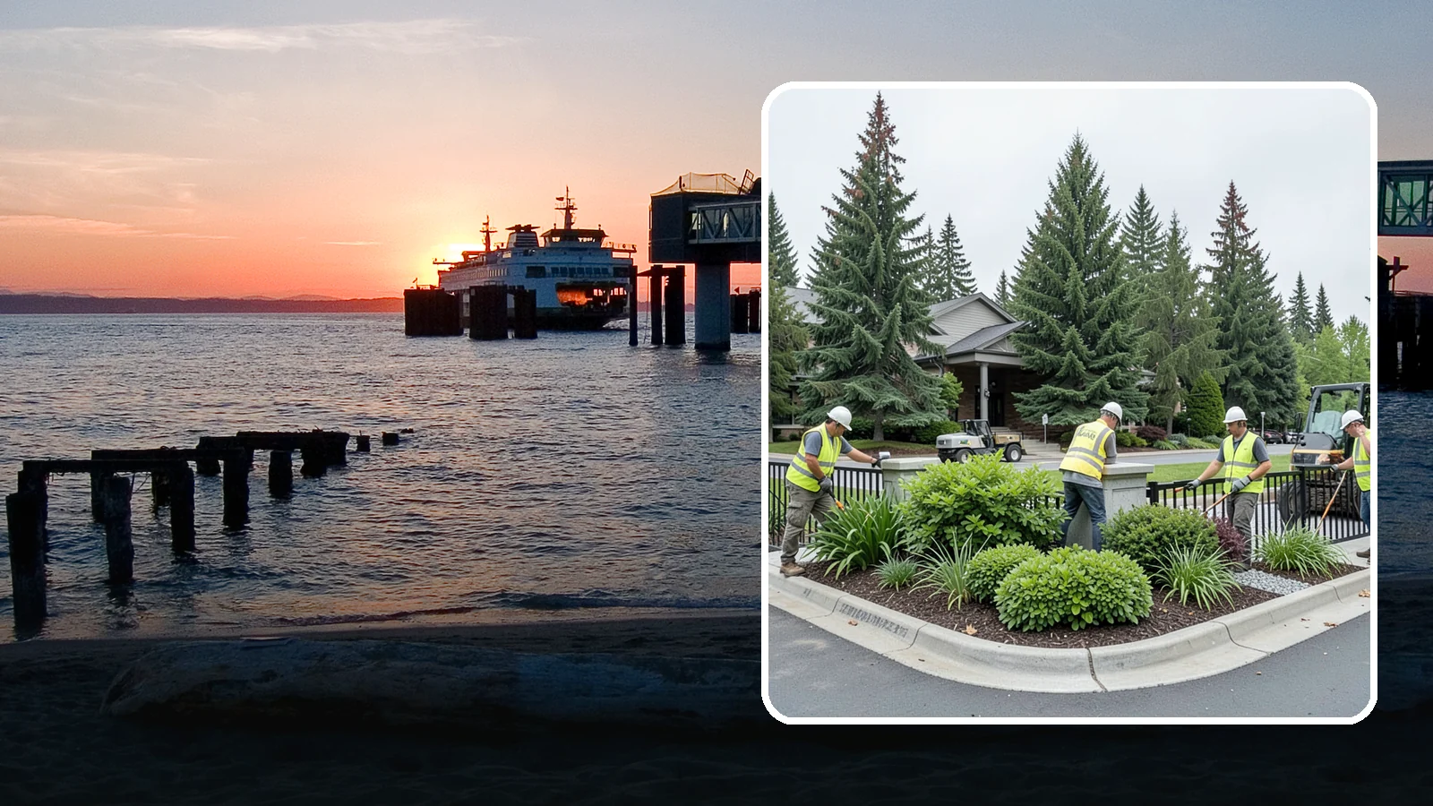Gateway & Entry Landscaping in Edmonds, Snohomish County, WA - We create and maintain welcoming gateway and entry landscapes at city limits, parks, and civic destinations across Western...
